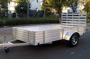 Aluminum Trailer - DMF Premium Trailer Railing