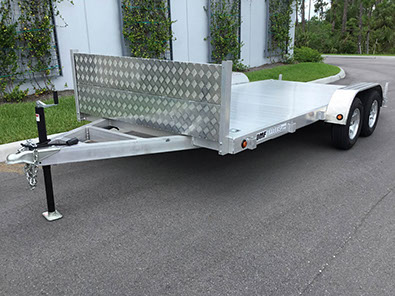 Aluminum Trailer - DMF 5 x 10 Aluminum MAG Rims
