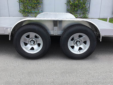 Aluminum Trailer - DMF 5 x 10 Aluminum MAG Rims