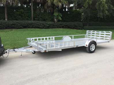Aluminum Trailer - DMF 5 x 10 Aluminum MAG Rims