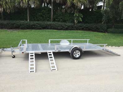Aluminum Trailer - DMF 5 x 10 Aluminum MAG Rims