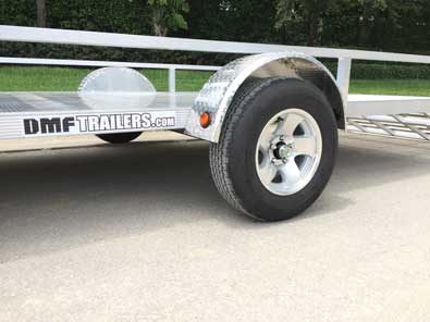 Aluminum Trailer - DMF 5 x 10 Aluminum MAG Rims