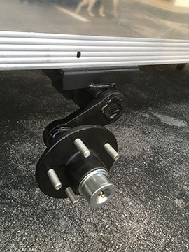 DMF Aluminum Trailer's Torsion Axel