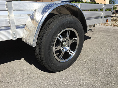 DMF Aluminum Trailer - Large Tool Box