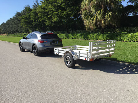 DMF Aluminum Trailer - Large Tool Box