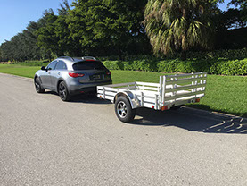 DMF Aluminum Trailer Large tool box