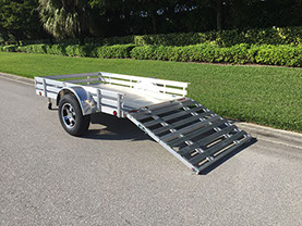 DMF Aluminum Trailer Large tool box