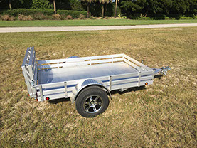 DMF Aluminum Trailer Large tool box