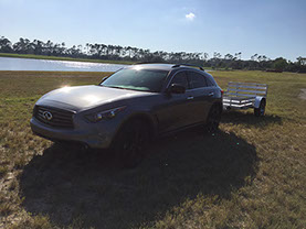 DMF Aluminum Trailer Large tool box