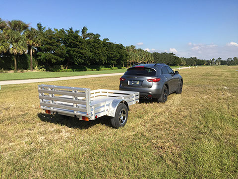 DMF Aluminum Trailer - Large Tool Box