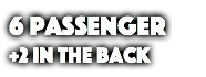 6 Passenger +2 in the Back